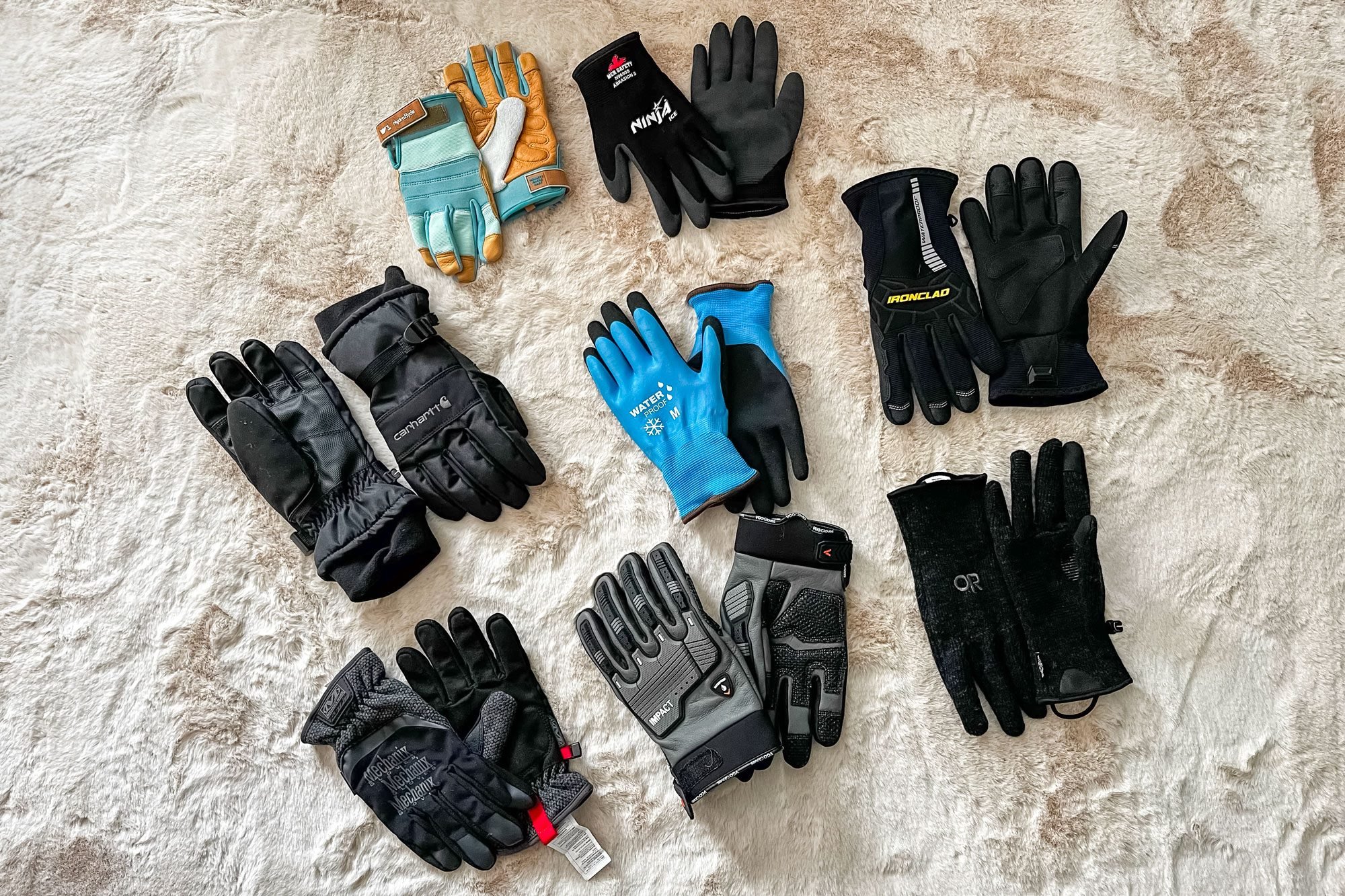 دستکش‌های کار زمستانی ضد آب