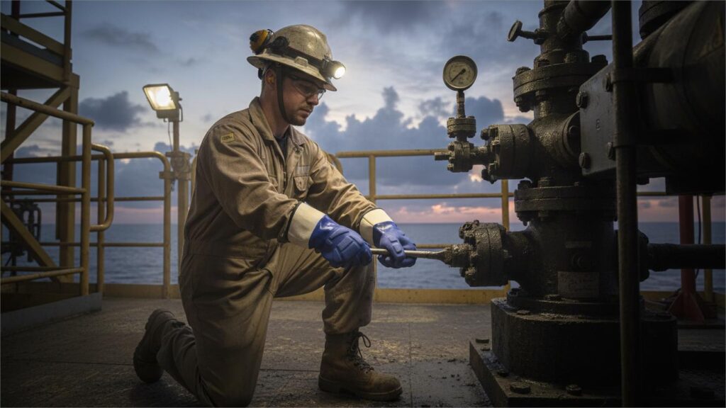 دستکش ضد شوک در جذب ارتعاش