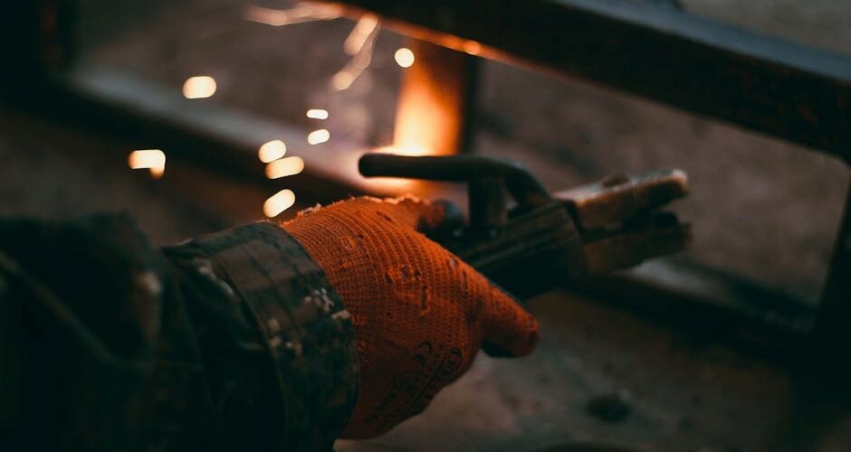 دستکش کار جین